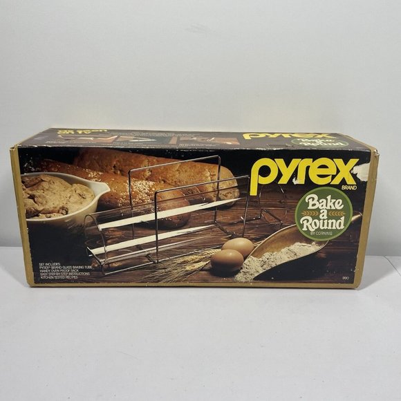 Pyrex Kitchen Vintage Pyrex Bake A Round By Corning Glass Tube